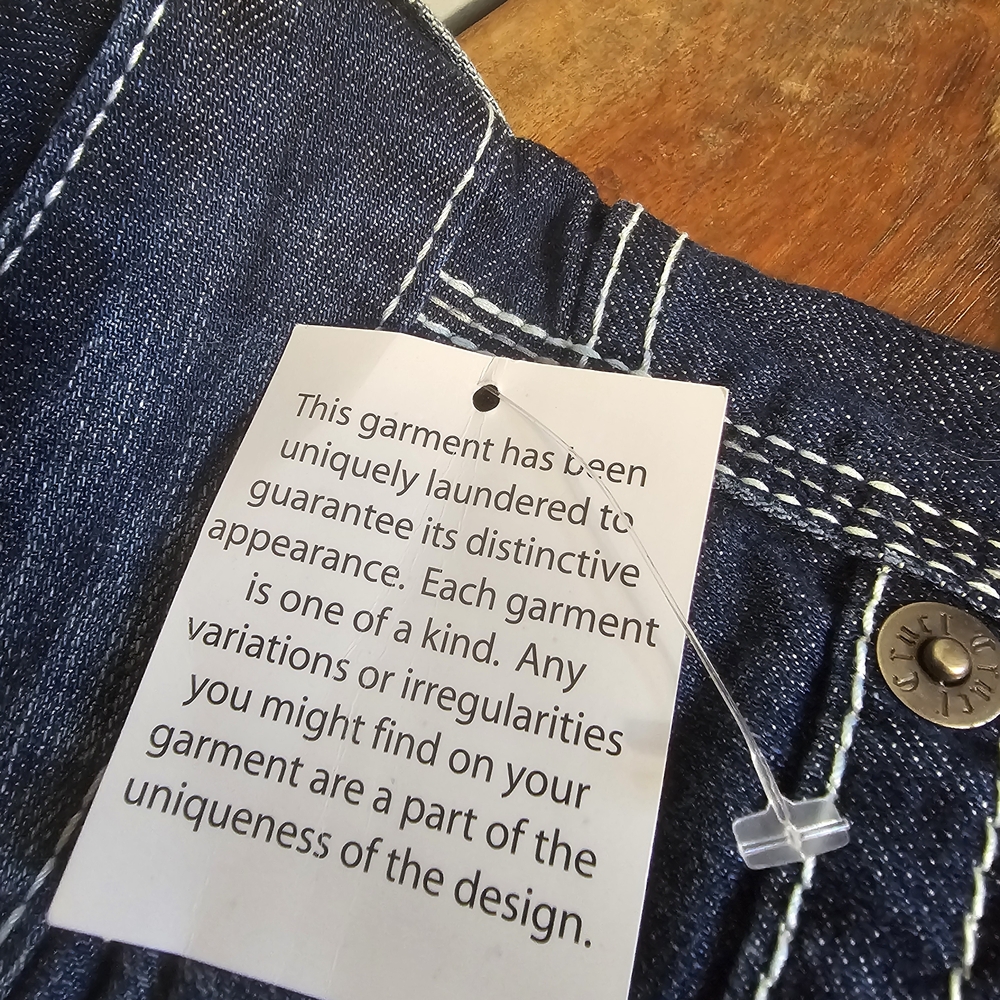 NWT Cruel Denim "Abby" Jeans Mid Rise Slim Straight Embroidered Cuff Size 9 (30) - Picture 6 of 8